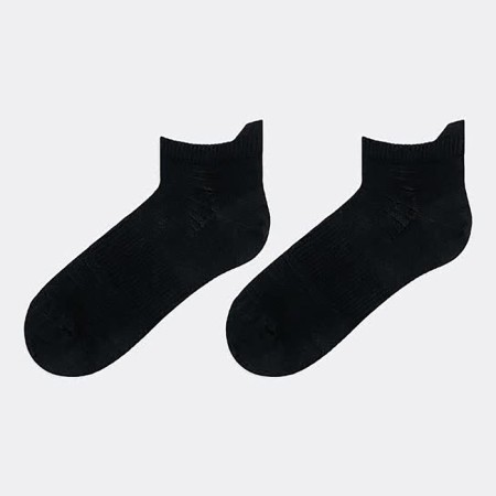 Male socks shortened, black color, size 25-27