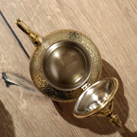 Teapot 21x12x23 cm, brass-6
