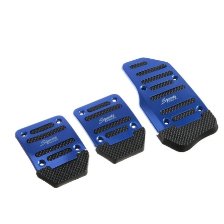 Cartage pedals, anti -slip, blue, set 3 pcs-1
