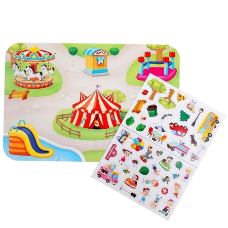 Magnetic game "In the yard and in the park"