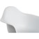 Plastic stool Ron Massive Buk/Metal/Plastic, Natural/White 62x64x81.5 cm