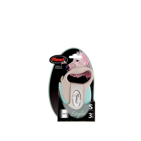 Roulette Flexi Safari S (up to 12 kg) 3 m roster, mint-1