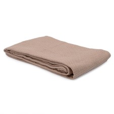 Cotton cover with Ethnic waffle pattern, size 180x250 cm