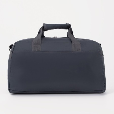 Sports bag with lightning, 2 outer pockets, gray color-1