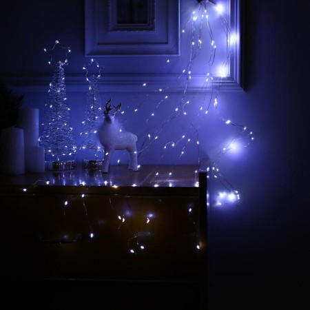 Girlynda "Horse tail" 10 threads 1 m, IP20, silver thread, 100 LED, white glow, 12 V-3