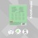 Notebook 24 sheets in Erichkrause "Classic", cover coated cardboard, offset block, green