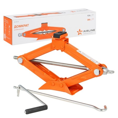 Rommbic jack Airline, 1.5 t, lifting height 105-380 mm, in bag