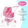 A stroller for dolls with a basket, universal, metal frame