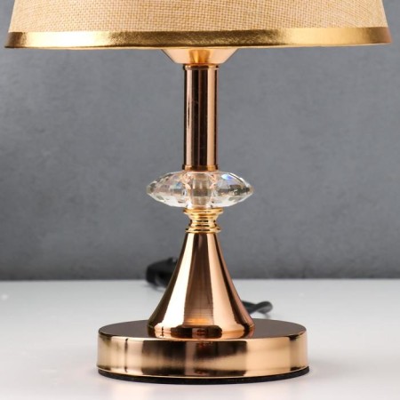 Table lamp "Seville" 1x40W E27 gold 21x21x36 cm.-4
