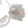 Bra "Laurent" 1x40W E14 white+gold 30x15x30 cm.