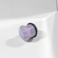 Amethyst tunnel, d = 10 mm, purple color