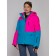 Ski jacket female winter, size 44, pink color