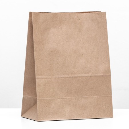 Paper package, packing, craft, rectangular bottom, 22 x 12 x 29 cm
