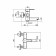 Fashun A53001-8 bath mixer, single-leaf, pour 120 mm, with shower, white
