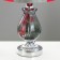 Bulbed lamp 16686/1 E27 40W chrome 29x29x50 cm Risalux