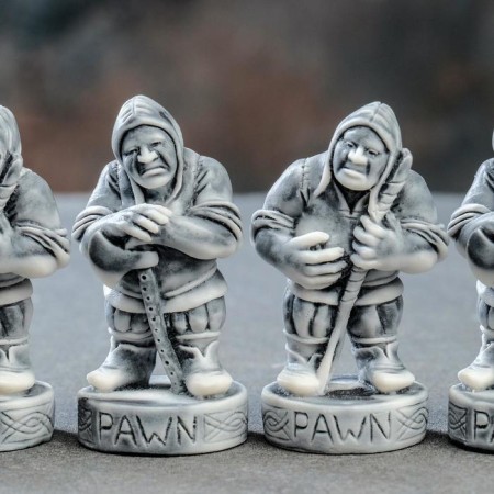 Chess "Middle Ages" 32 pcs, included figures and board-9