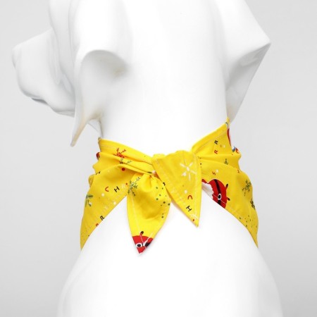 Bandana for animals "Snowflakes", size S (Osh up to 42 cm)-3