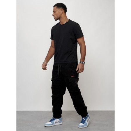 Cargo jeans, size 46-48, black color-5