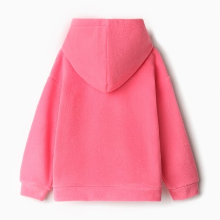 Sweep for girls, coral color, height 128 cm-3