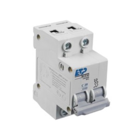 Aircraft switch VA 47-63, 2P 20A (C) 4.5KA ETP-1