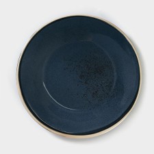 Porcelain plate Blu Reattivo, D = 20 cm