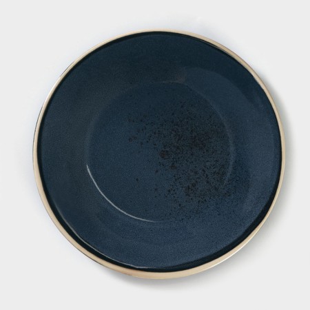 Porcelain plate Blu Reattivo, D = 20 cm