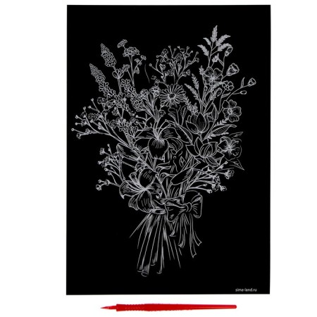 Set for creativity: engraving and creating a pendant of felt and paper "Forest Tale"-2