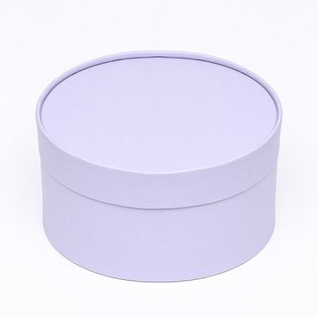 Gift box "Frilly" pale purple, hooked without a window, 21 x 11 cm-1