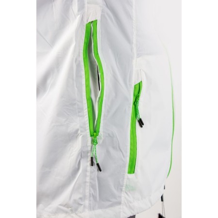 Vetrovka Payer "Fox" is moisture-proof, nylon, white with black, rr 56-58 Height 182-188-8
