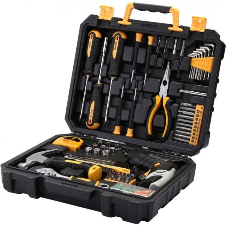 DKO DKS4FU-LI, 4 V, 1.3 Ach, case + set of tools 112 pcs.-2