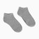 Set of children's socks (3 pairs), gray/white/fuchsia, size 27-29