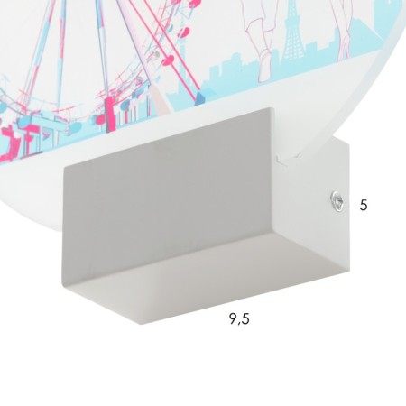 Sconces "Summer Walk" LED 6W 4000k white 24x6x24 cm-5