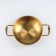 Stear, d = 20 cm, h = 6, thickness 1 mm, 201 steel, gold color