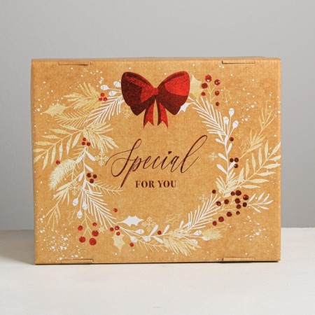 Folding box "Happiness", 31.2 x 25.6 x 16.1 cm, New Year-3