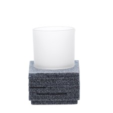 Brick glass, gray color