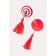 Pastis with Erolata Lingerie Collection brushes, round, red and white