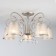 Ceiling chandelier with lampshades Liona, 40W, E14, 62x62x36 cm