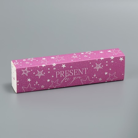 Box for sweets, confectionery packaging, 5 cells, "Present", 5 x 21 x 3.3 cm-1