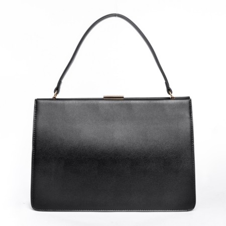 Female bag, eco -leather, Versse black, 30x9x22 cm-1
