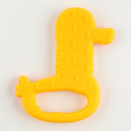 Silicone teether for teeth "Duck"-2