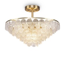 Светильник потолочный Maytoni MOD130CL-11G, 11хE14, 40Вт, 52х52х39,5 см, цвет золото