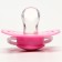 Orthodontic dummy, silicone, from 0 - 3 months, "mushroom", pink color