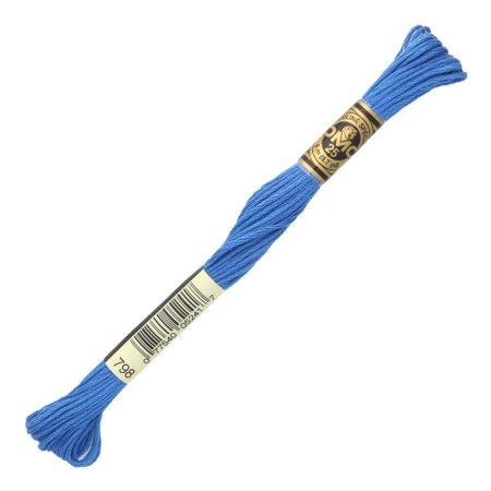 The threads of the DMC 117 (798), 12 pcs. packaged