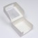 Confectionery packaging with a window, white, 21 x 21 x 10 cm
