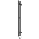 Two electric heated towers Laris Prime ChKCh, 80x1200 mm, 2 crossbars, right, black