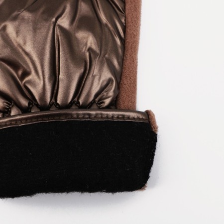 Gloves are female, dimensionless, with insulation, brown color-2