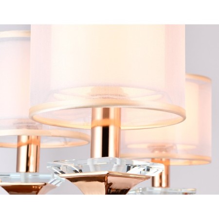Crystal chandelier with Ambrella Light, Traditional, TR4535, 6HE14, Color Gold-1