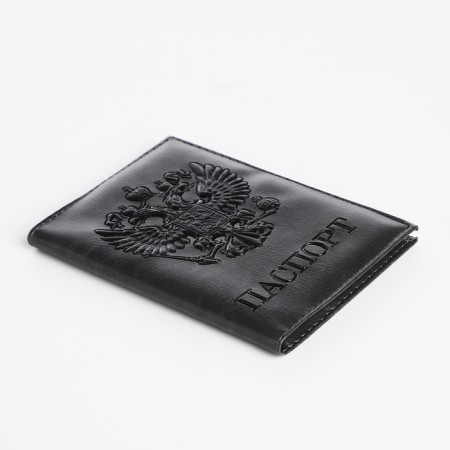 Passport cover, gray color-2