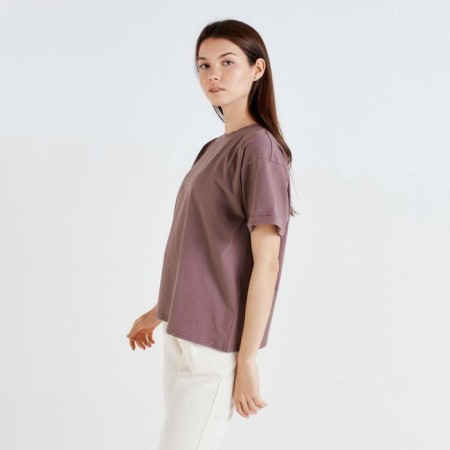 Women's T-shirt Minaku Regular Fit: brown color, river 42-3