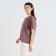 Women's T-shirt Minaku Regular Fit: brown color, river 42